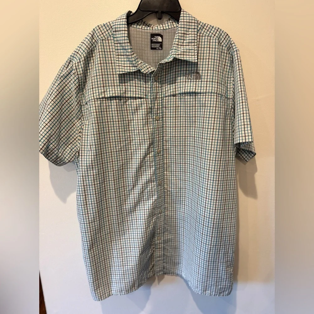 The North Face Men's Performance Button Down Short Sleeve Shirt Size XL